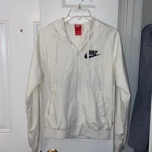 NWOT Off-white NIKE windrunner zip up hooded windbreaker